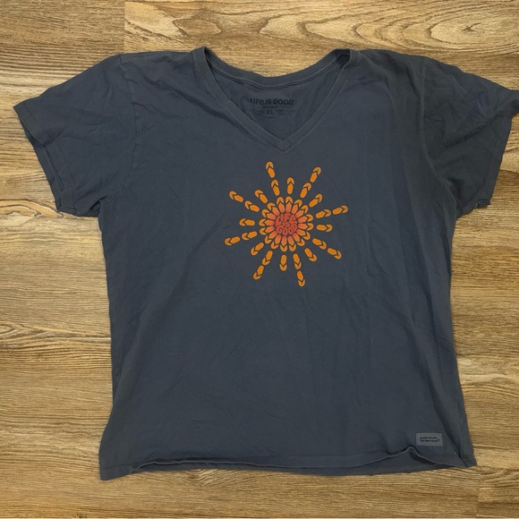 Women's Life Is Good  Crusher Tee - XL - Picture 1 of 1